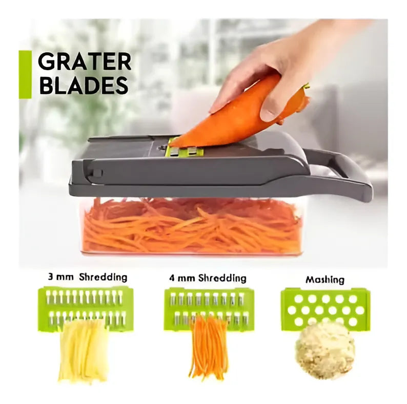 Picador Multifuncional De Verduras 14En1