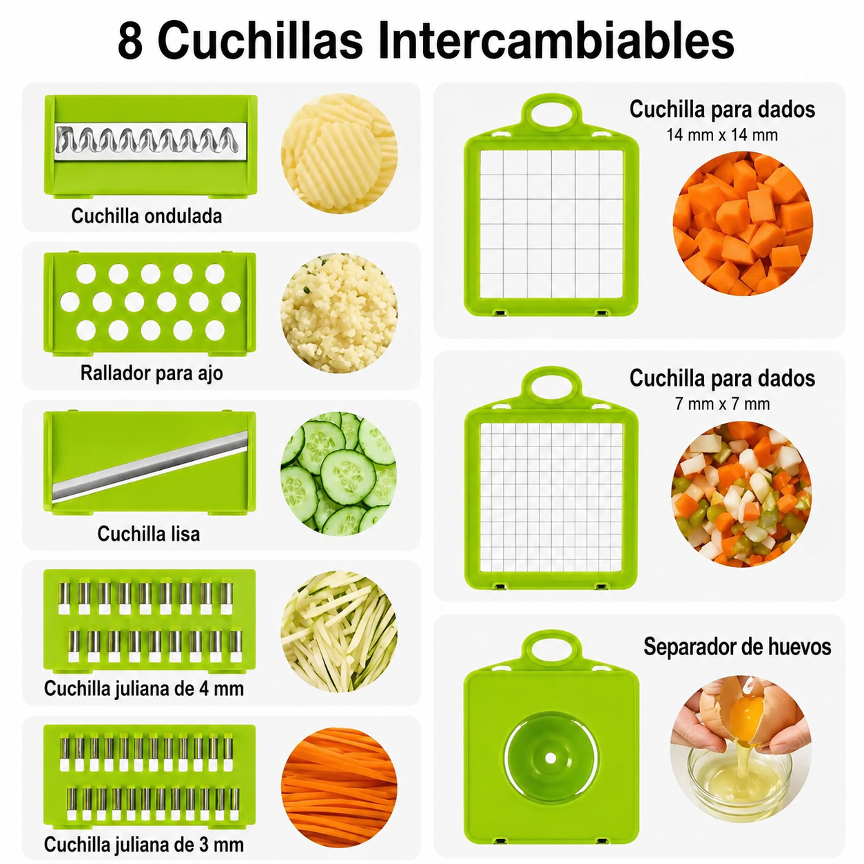 Picador Multifuncional De Verduras 14En1