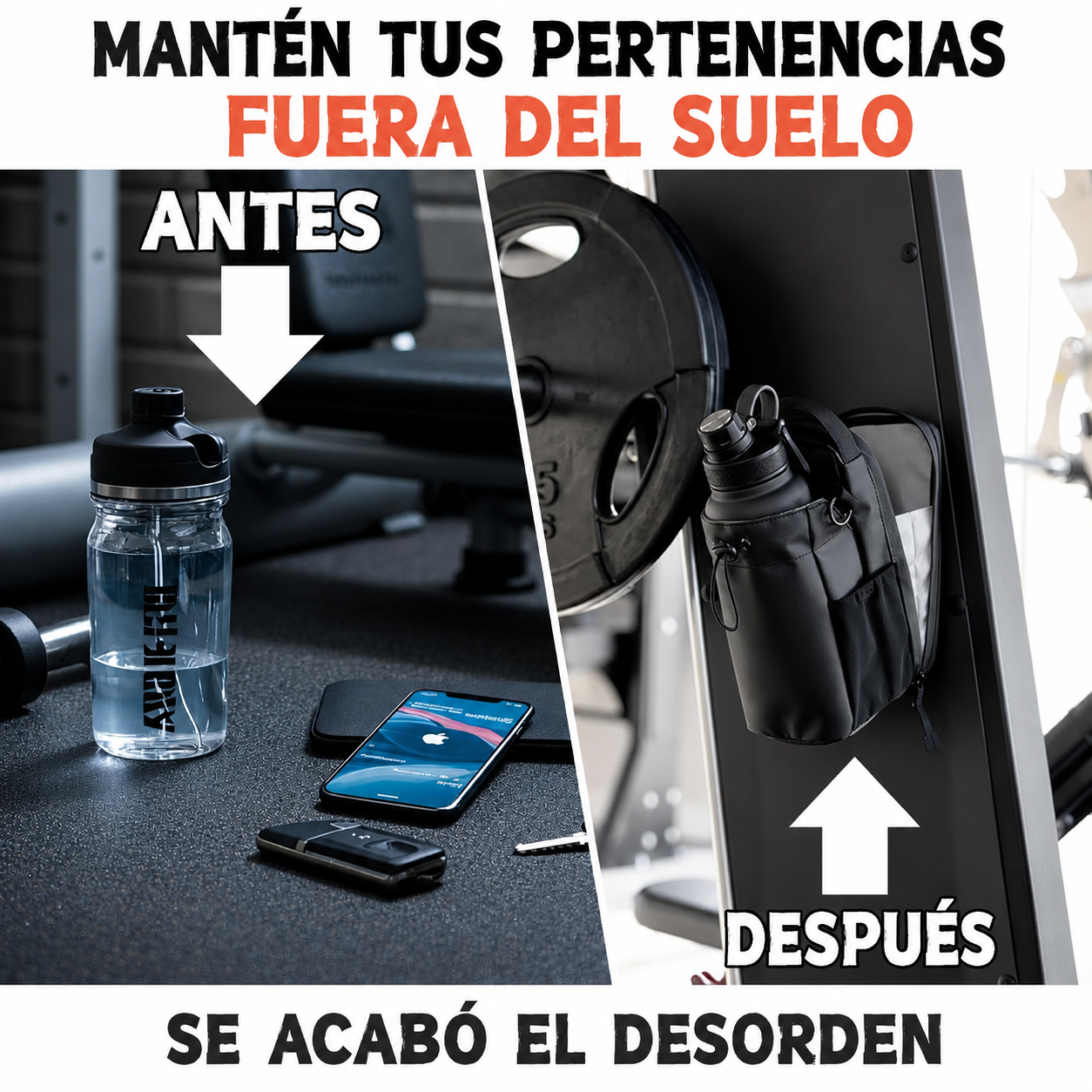 Bolsa De Gimnasio Magnética, Bolsa fit